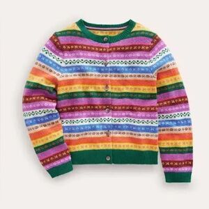 Mini Boden Colorful Patterned Sweater
